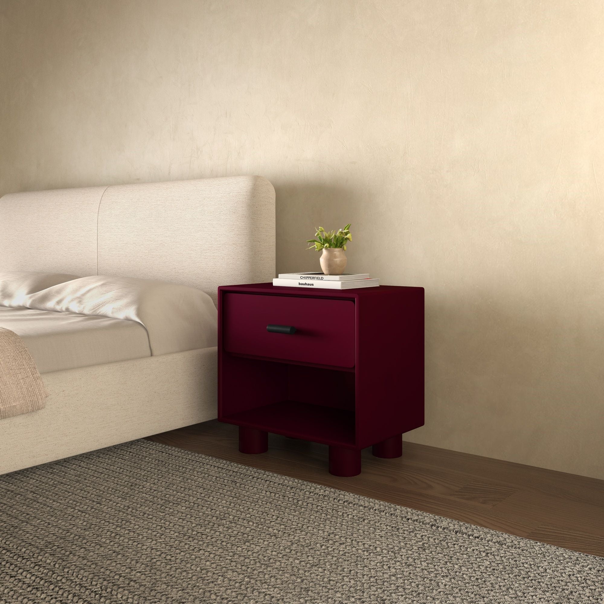 Jolene - Accent Nightstand - Red