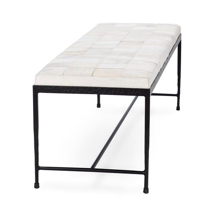 Achen - Hide 60" Bench