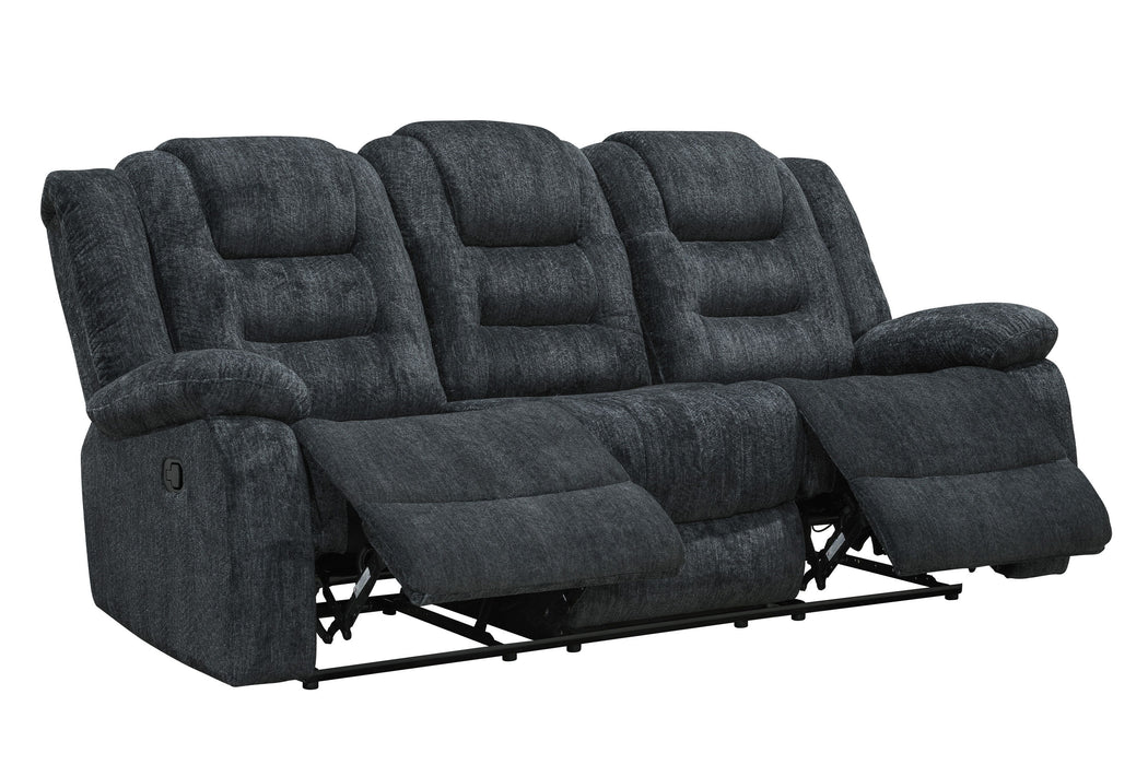 Bolton - Glider Reclining Sofa Loveseat And Recliner - Misty Storm