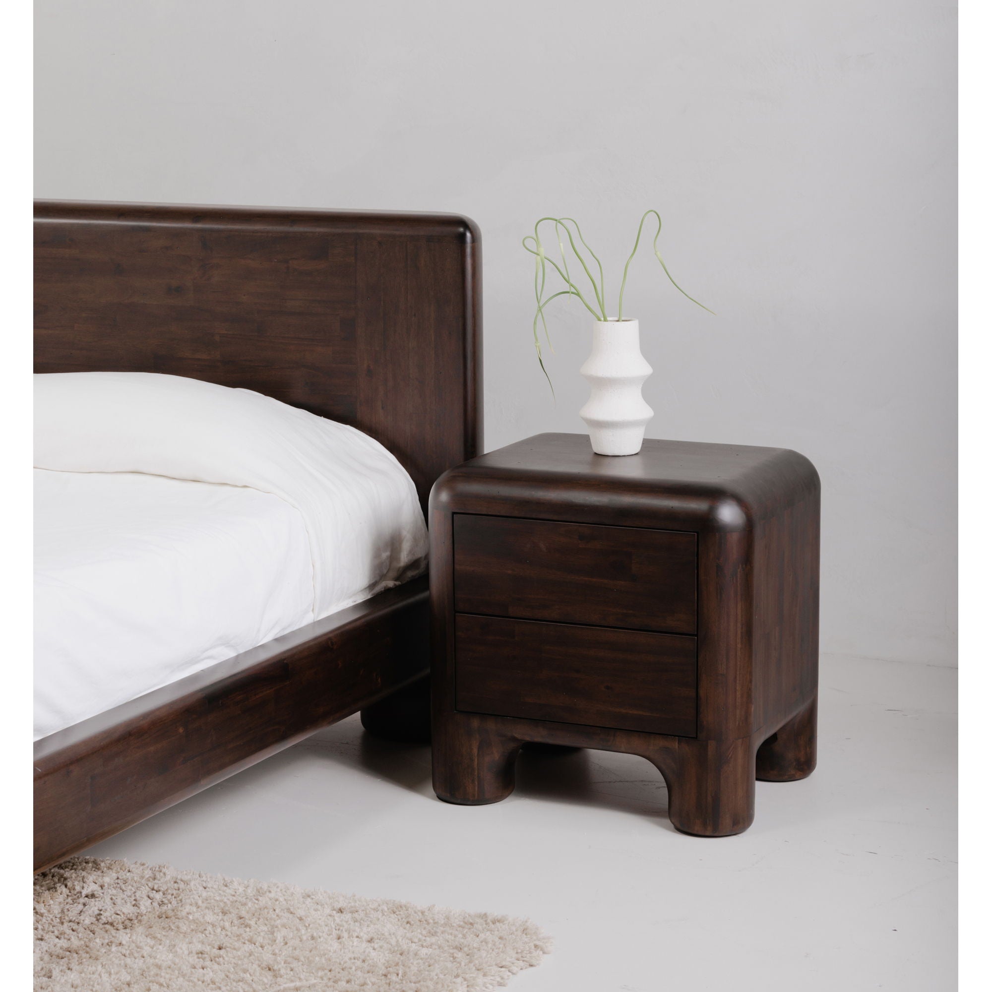 Rowan - Nightstand - Dark Brown