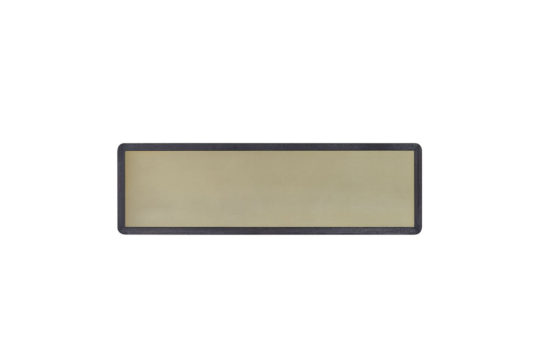 Elure - Channel Console Table - Peppercorn