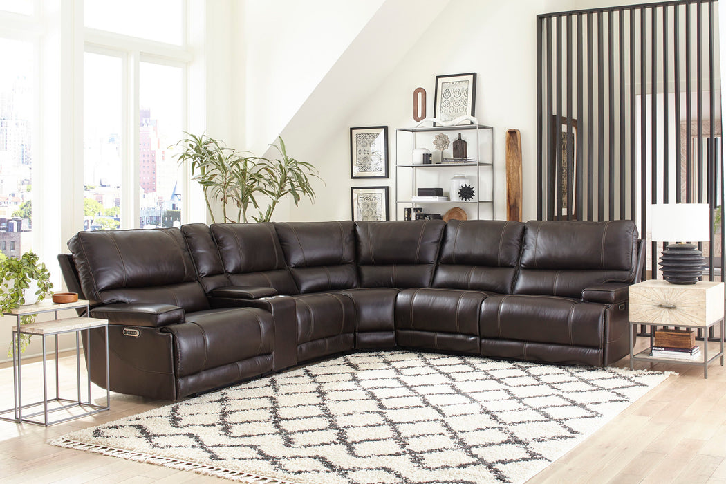 Whitman - 6 Piece Power Reclining Sectional