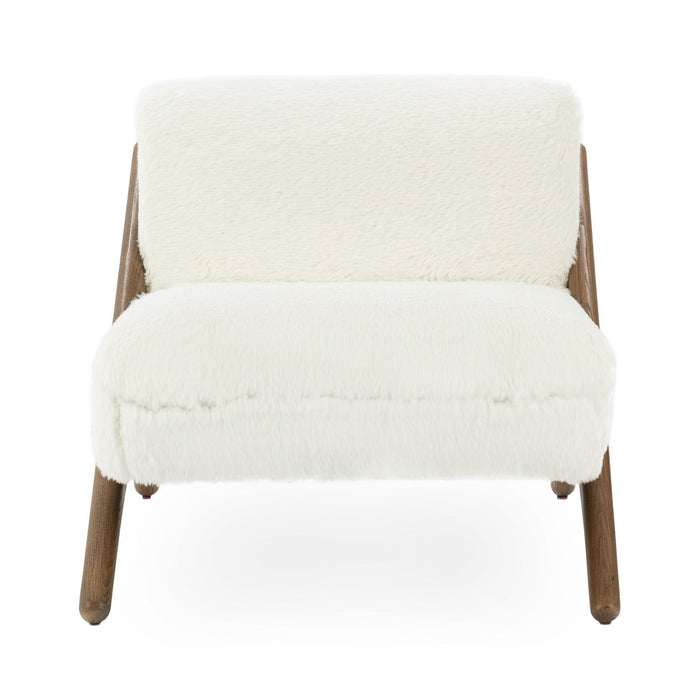 Georgia - Upholstered Accent Chair - White