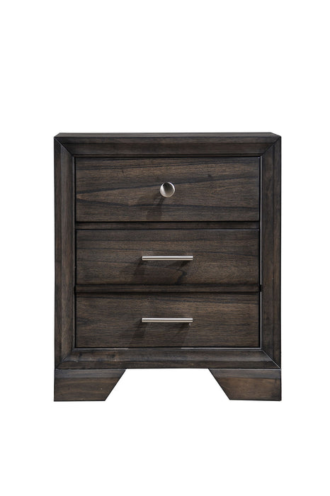 Jaymes - Accent Nightstand - Dark Brown