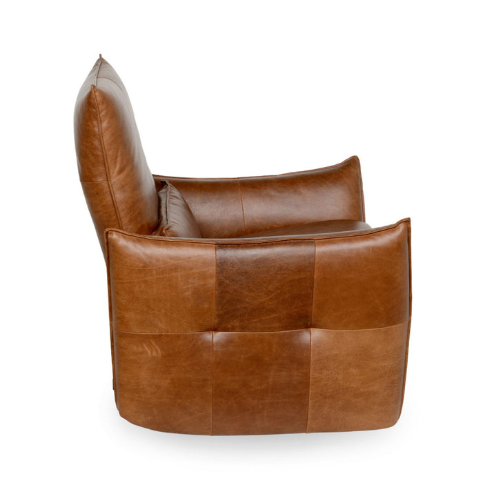 Amsterdam - Leather Power Recliner - Kona Brown