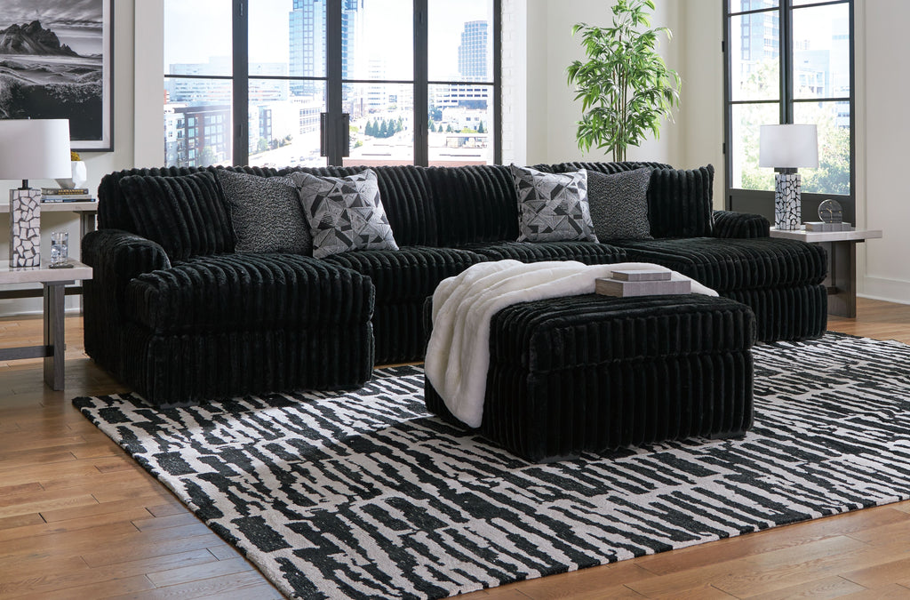 エッセンス 3 ナイト Midnight-Madness - Sectional Set — NashCo Furniture