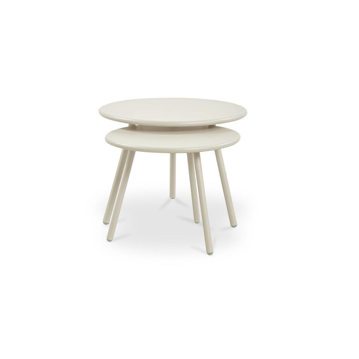 Kari - Outdoor Nesting Coffee Table - Cream / White