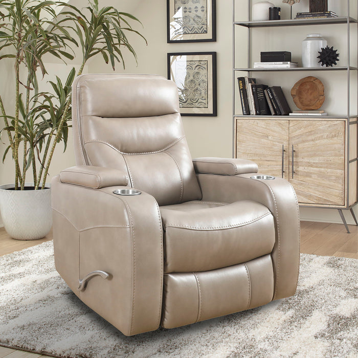 Origin Manual - Manual Swivel Glider Recliner - Linen