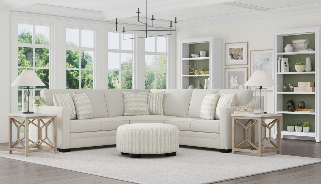 Jupiter - 3 Piece Sectional - White