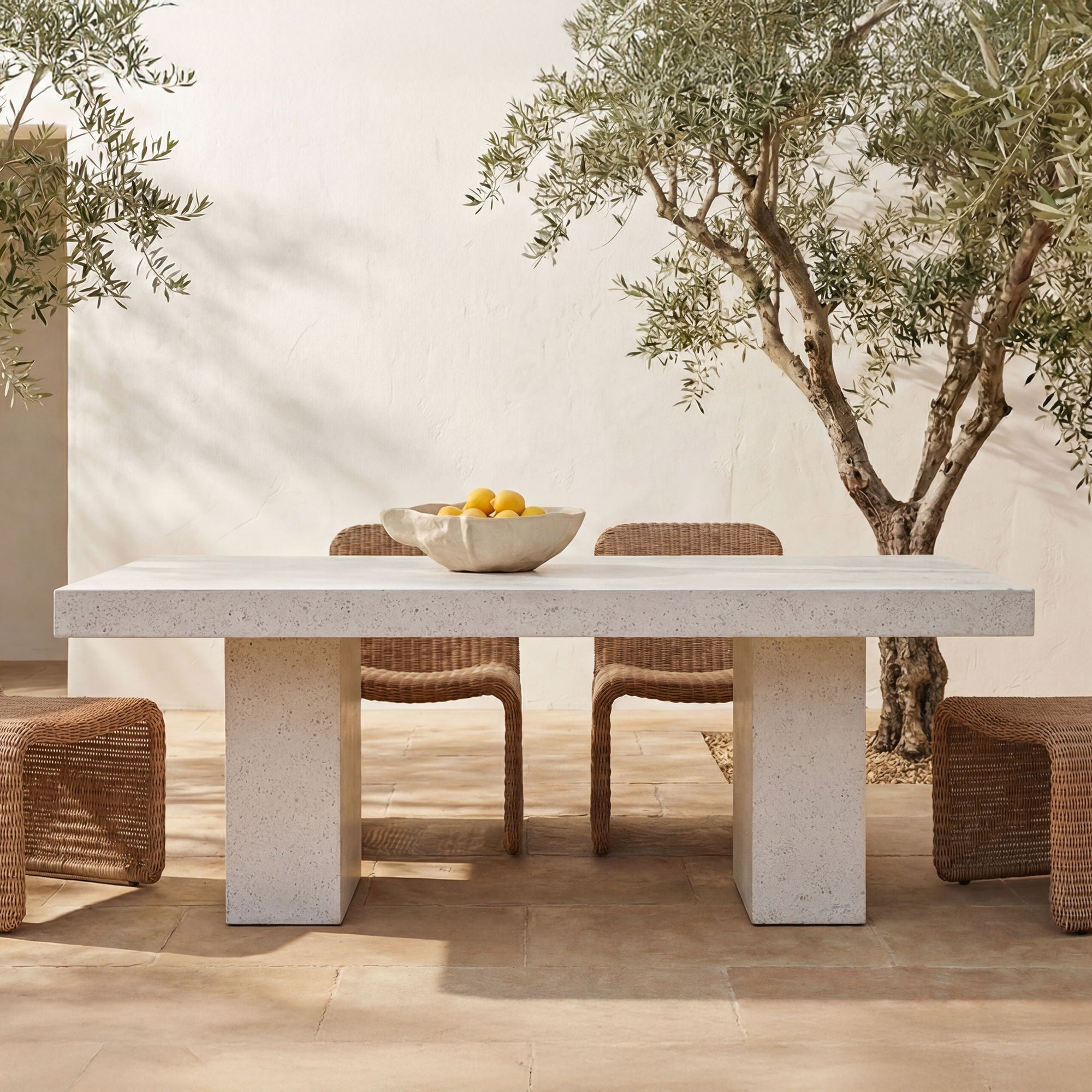 Antonius - Outdoor Dining Table - Terrazzo