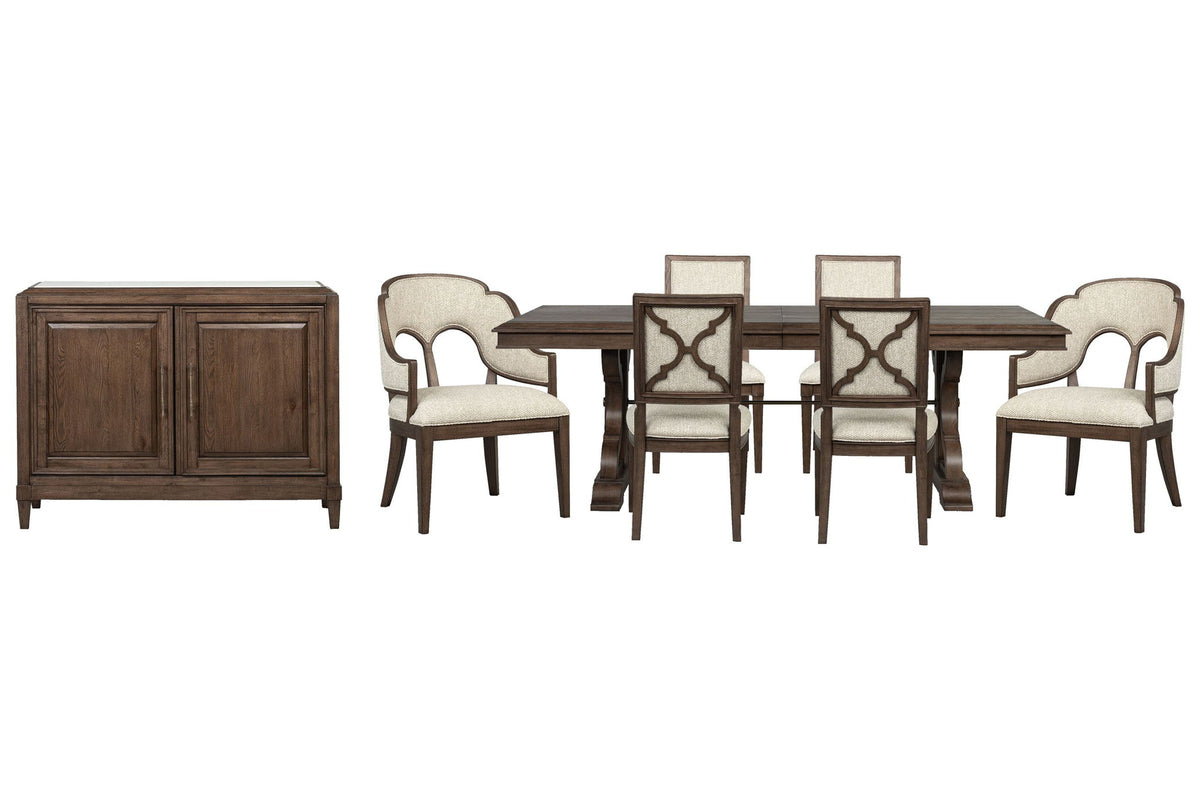 Jubilee - Extendable Trestle Dining Table Set