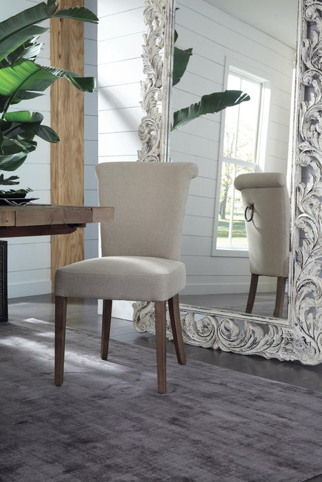 Sophia - Carved Mirror - White