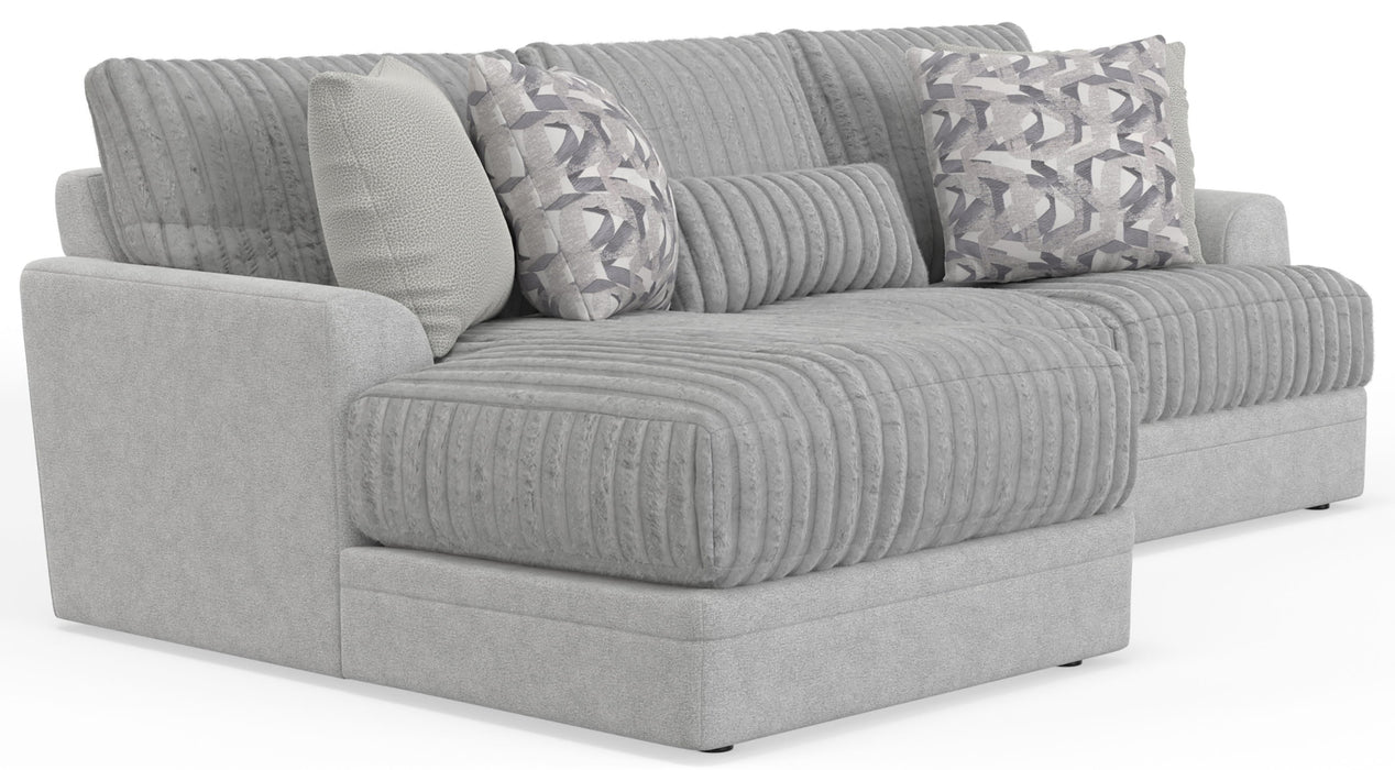 Titan - 2 Piece Sofa Chaise With Comfort Coil Seating (Left Side Facing Chaise) - Moonstruck