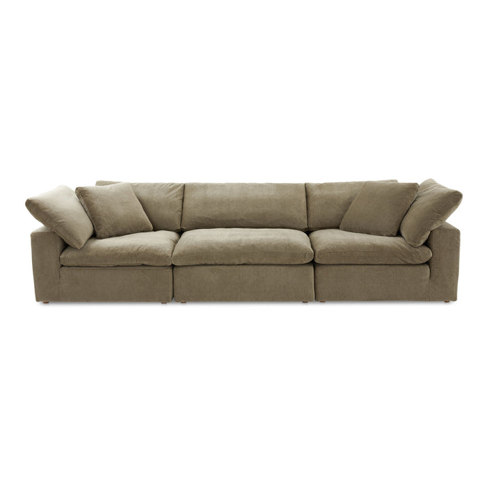 Clay - Modular Sofa Performance Fabric - Desert Sage