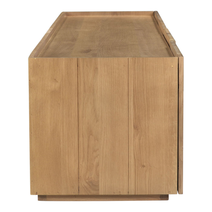 Plank - Media Cabinet Natural - Light Brown