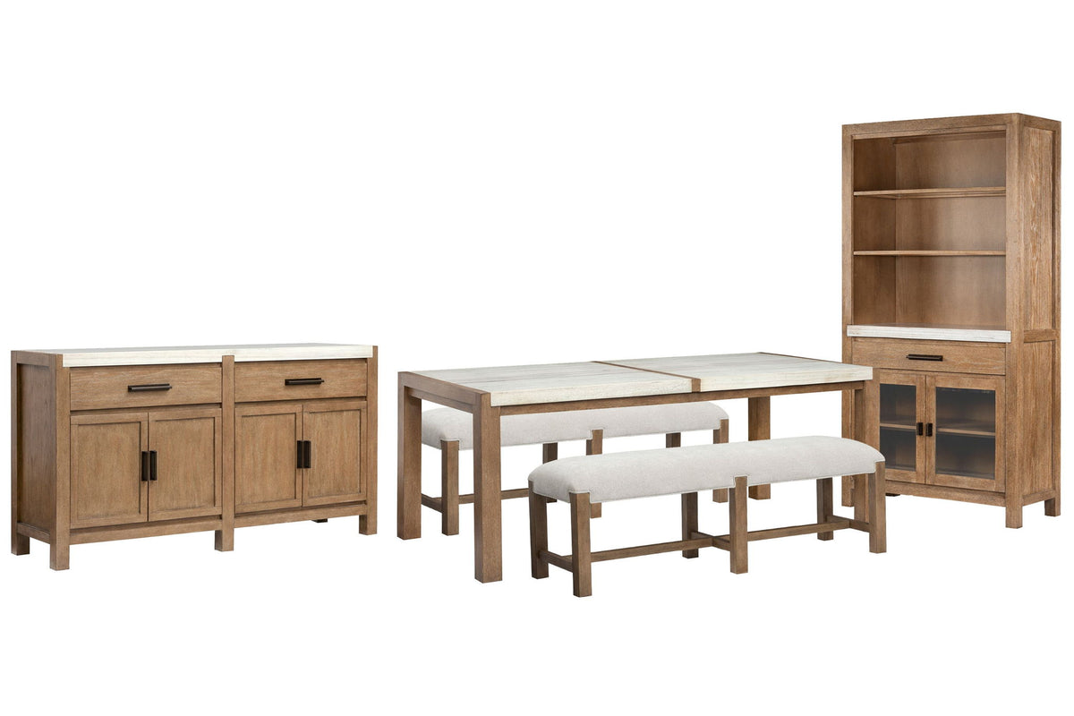 Plum Creek - 5 Piece Rectangular Dining Table Set