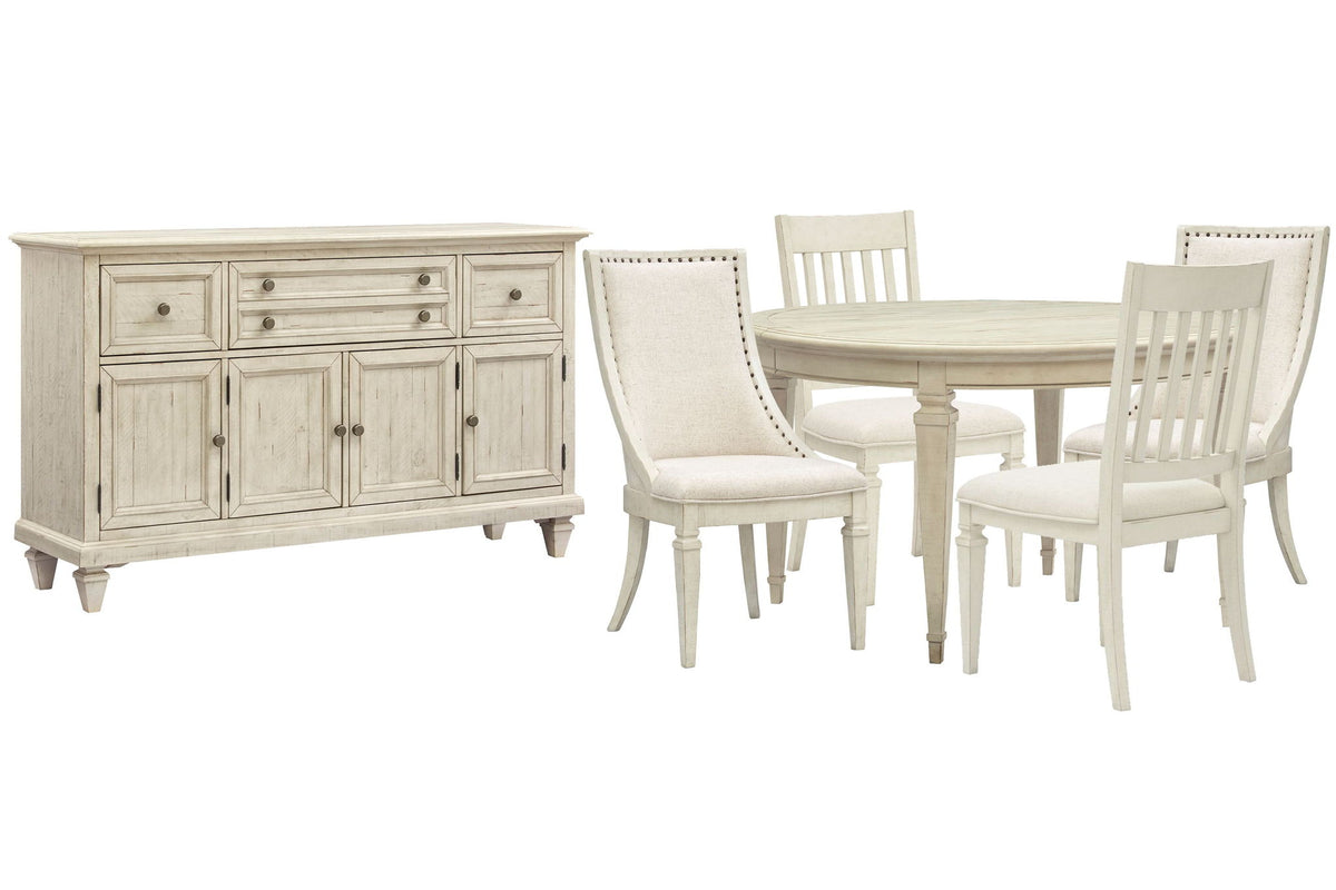 Newport - Extendable Round Dining Table Set