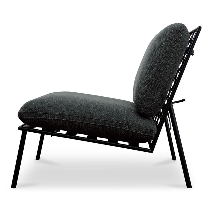 Salma - Outdoor Accent Chair - Charcoal