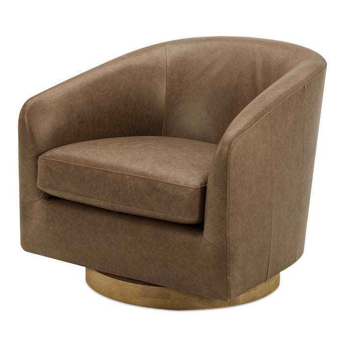 Oscy - Swivel Chair - Tan