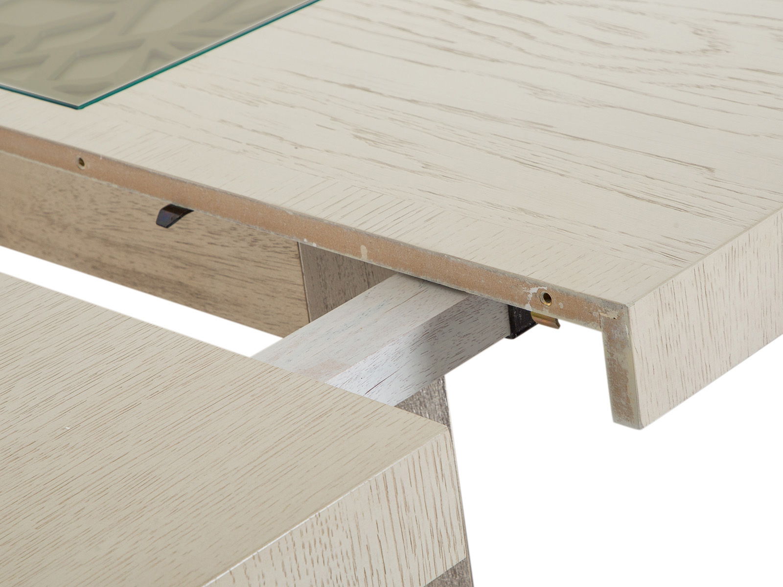 Lenox - Rectangular Dining Table - Warm Silver