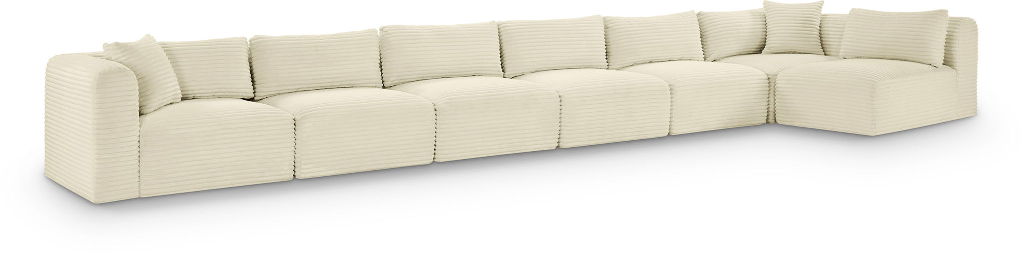 Shaggy - 7 Piece Modular Sectional
