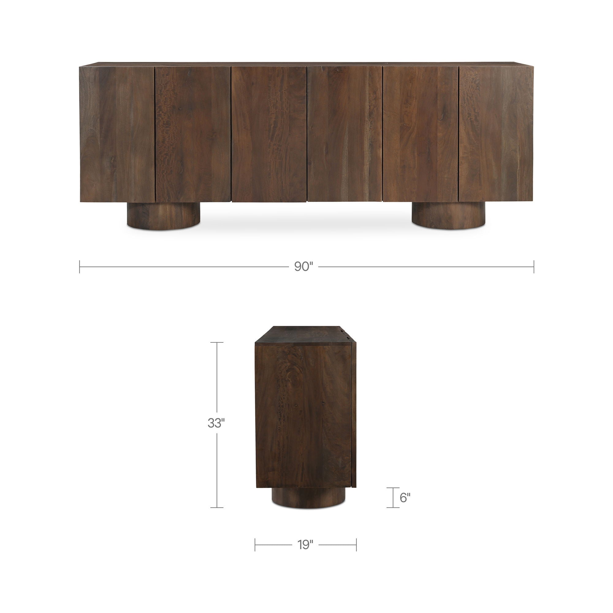 Hadley - TV Stand - Dark Brown