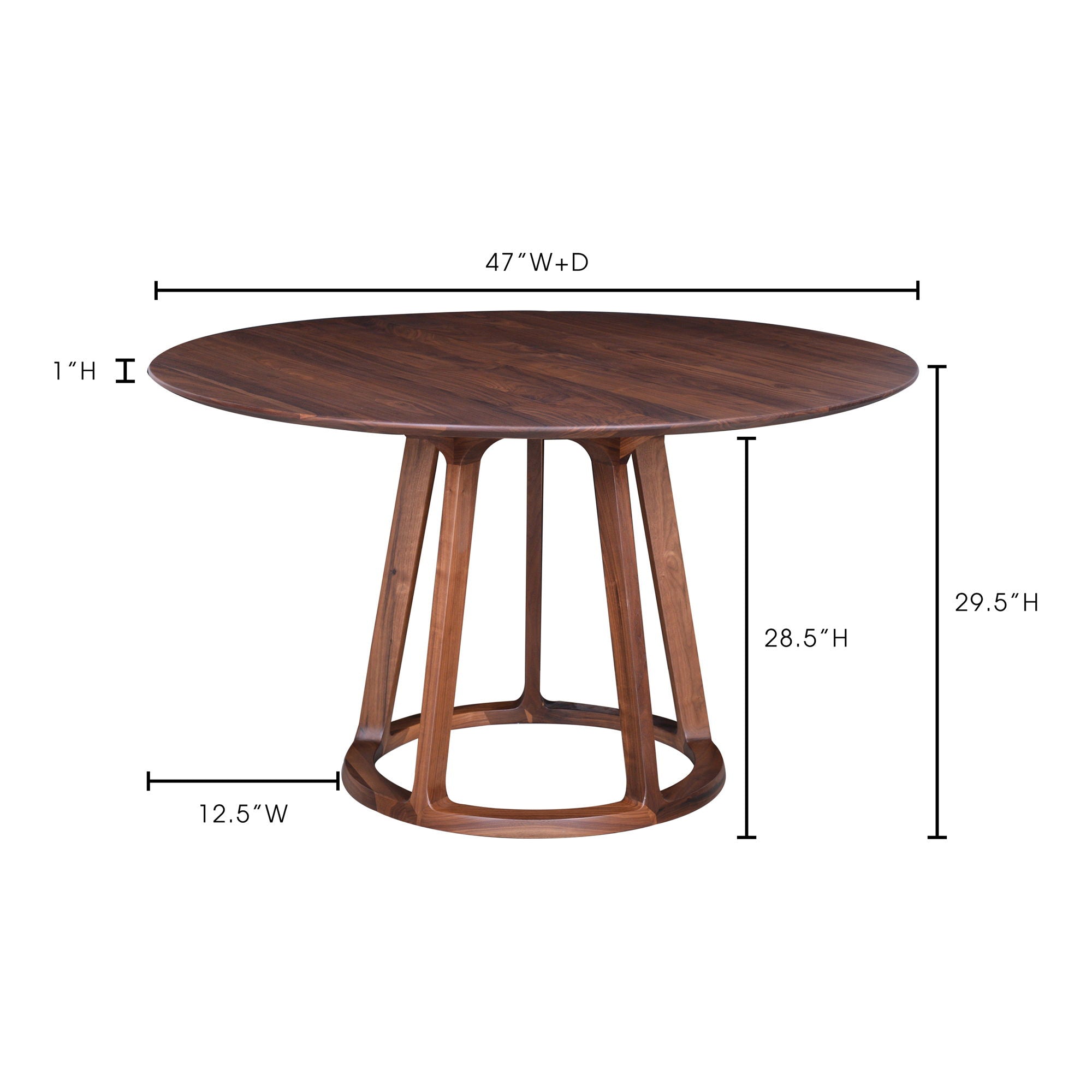 Aldo - Dining Table - Walnut
