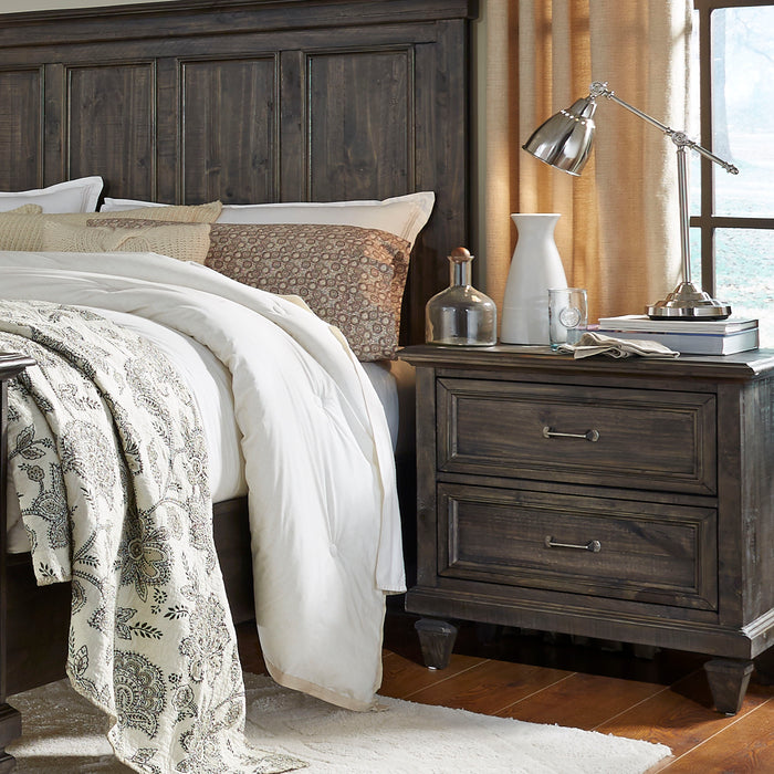 Calistoga - Nightstand In Weathered Charcoal - Weathered Charcoal