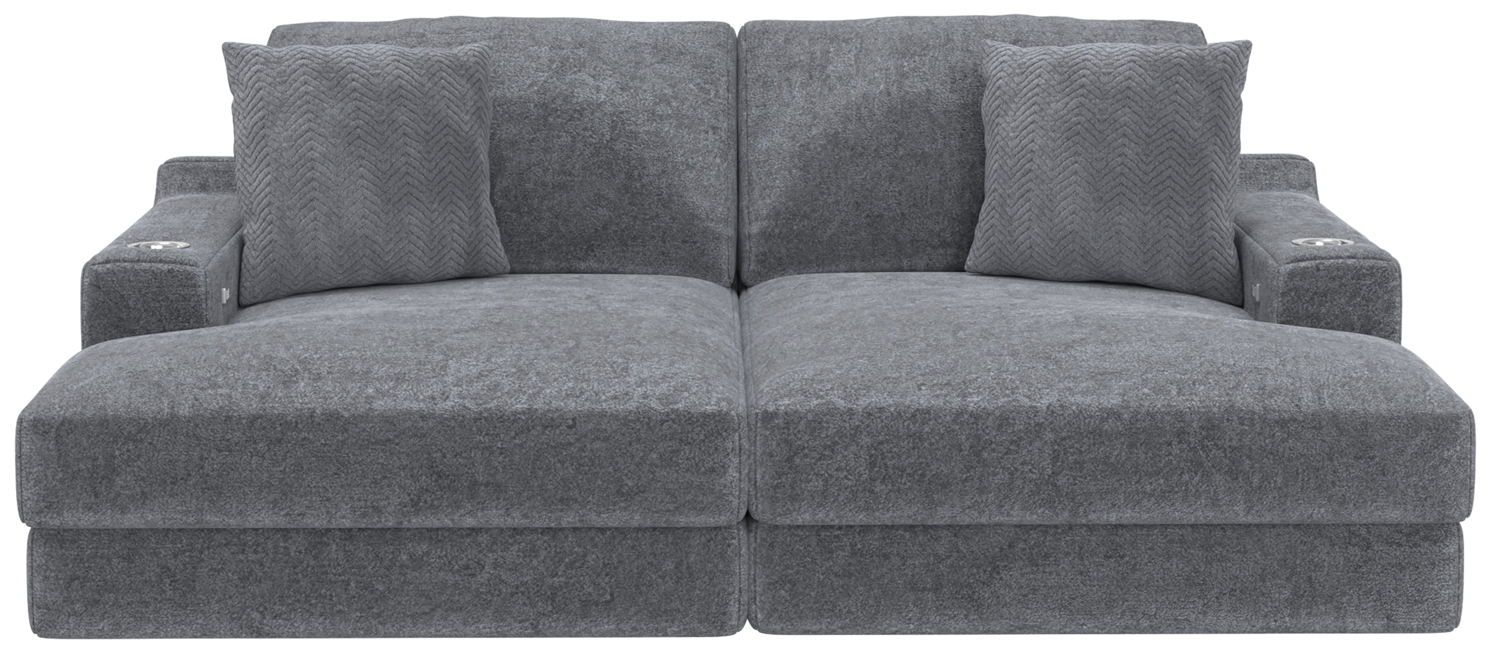 Cozy - 2 Piece Double Wide Chaise With USB Charging Ports