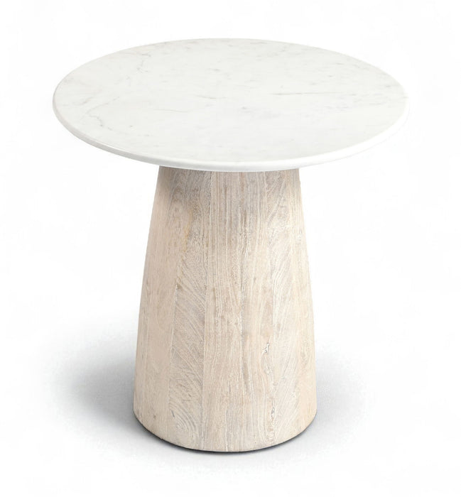 Liona - Marble And Mango Wood Table