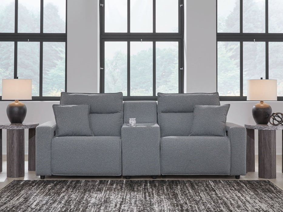 ModMax II - Salt And Pepper - Reclining Sectional