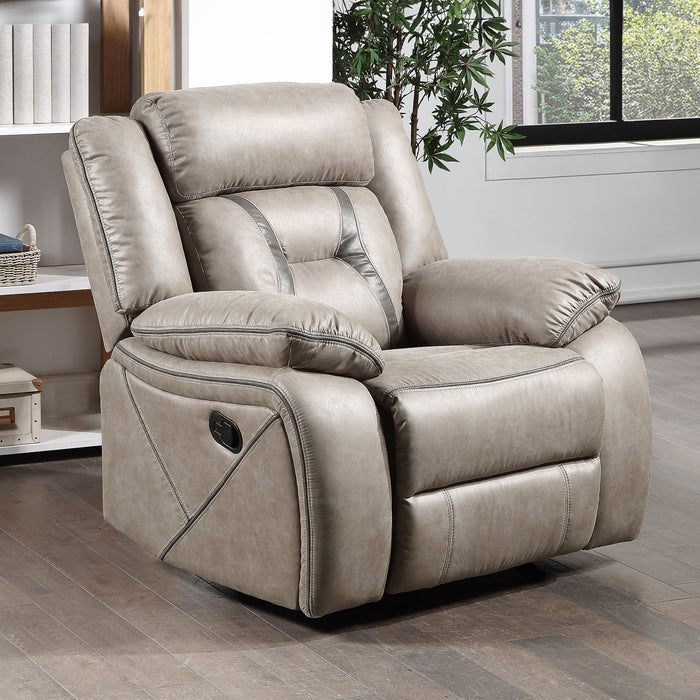 Tyson - Glider Recliner - Pearl Silver