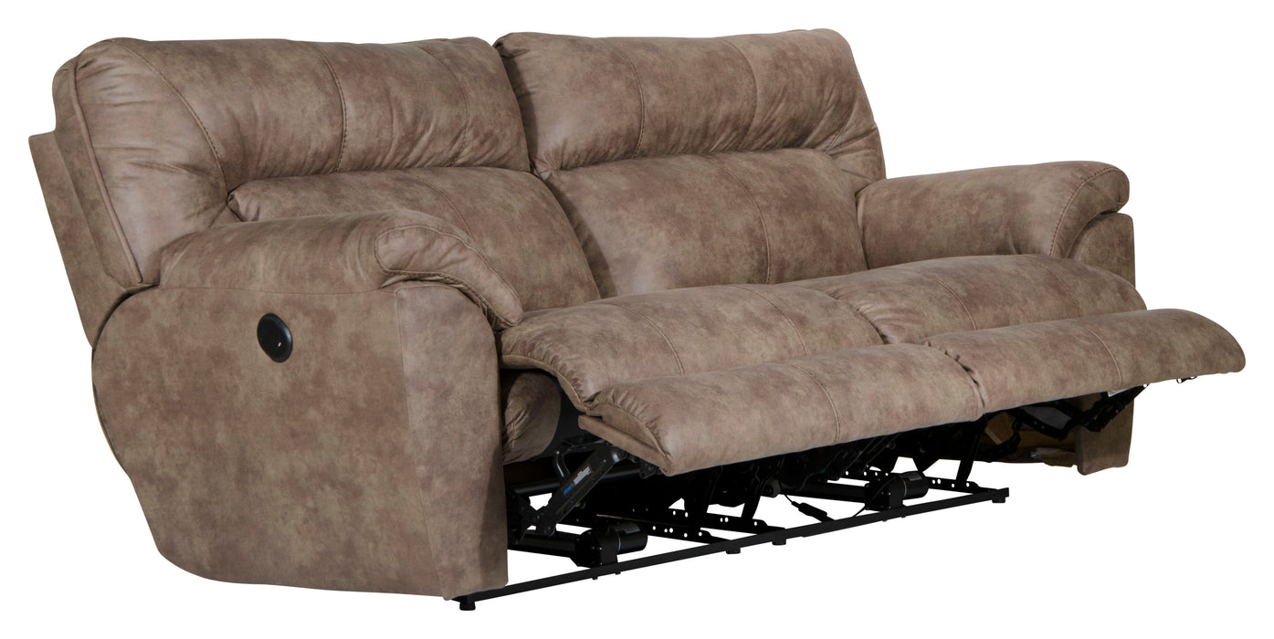 Hollins - 88" Power Reclining Sofa - Coffee