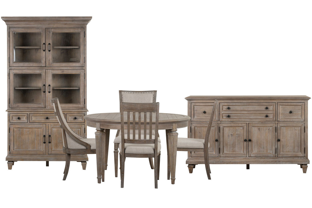 Lancaster - Extendable Round Dining Table Set