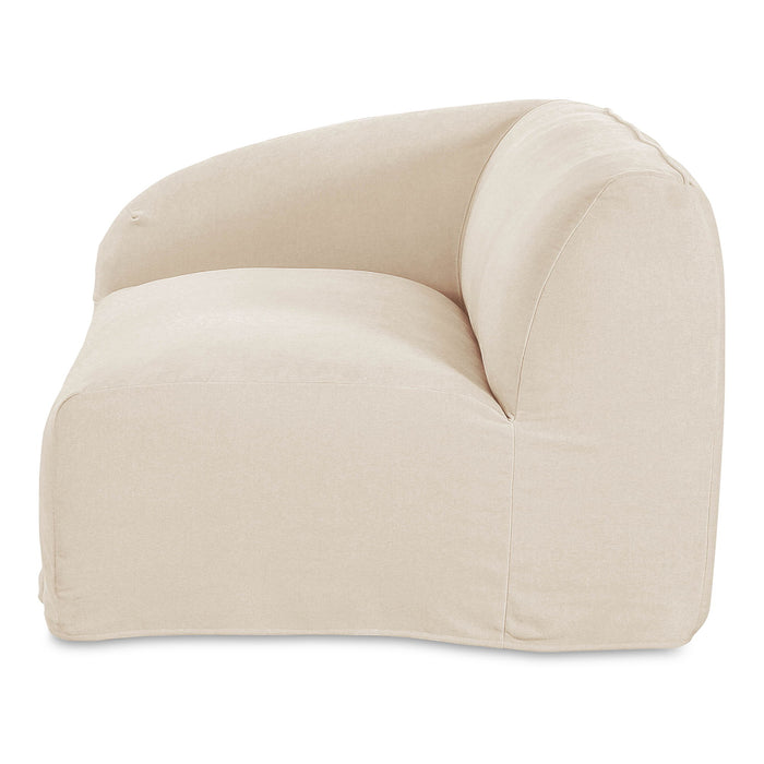 Isla - Left Arm Facing Corner Chair - Beige