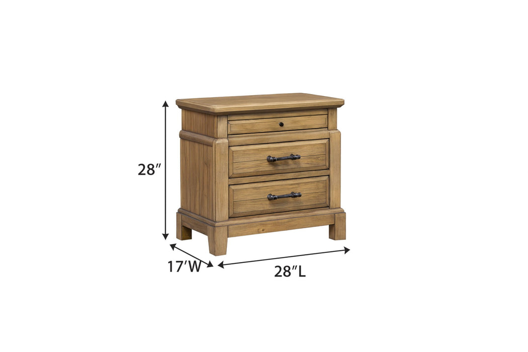 Bellamy Lane - 2-Drawer Nightstand - Carmel