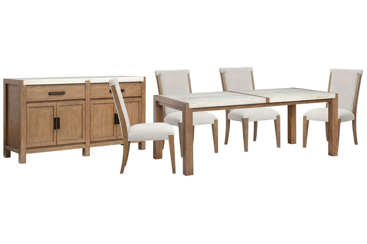 Plum Creek - 6 Piece Rectangular Dining Table Set
