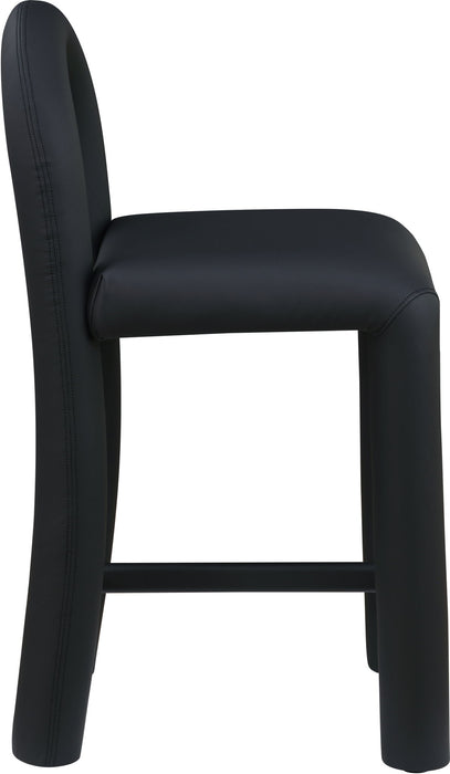Amari - Faux Leather Stool