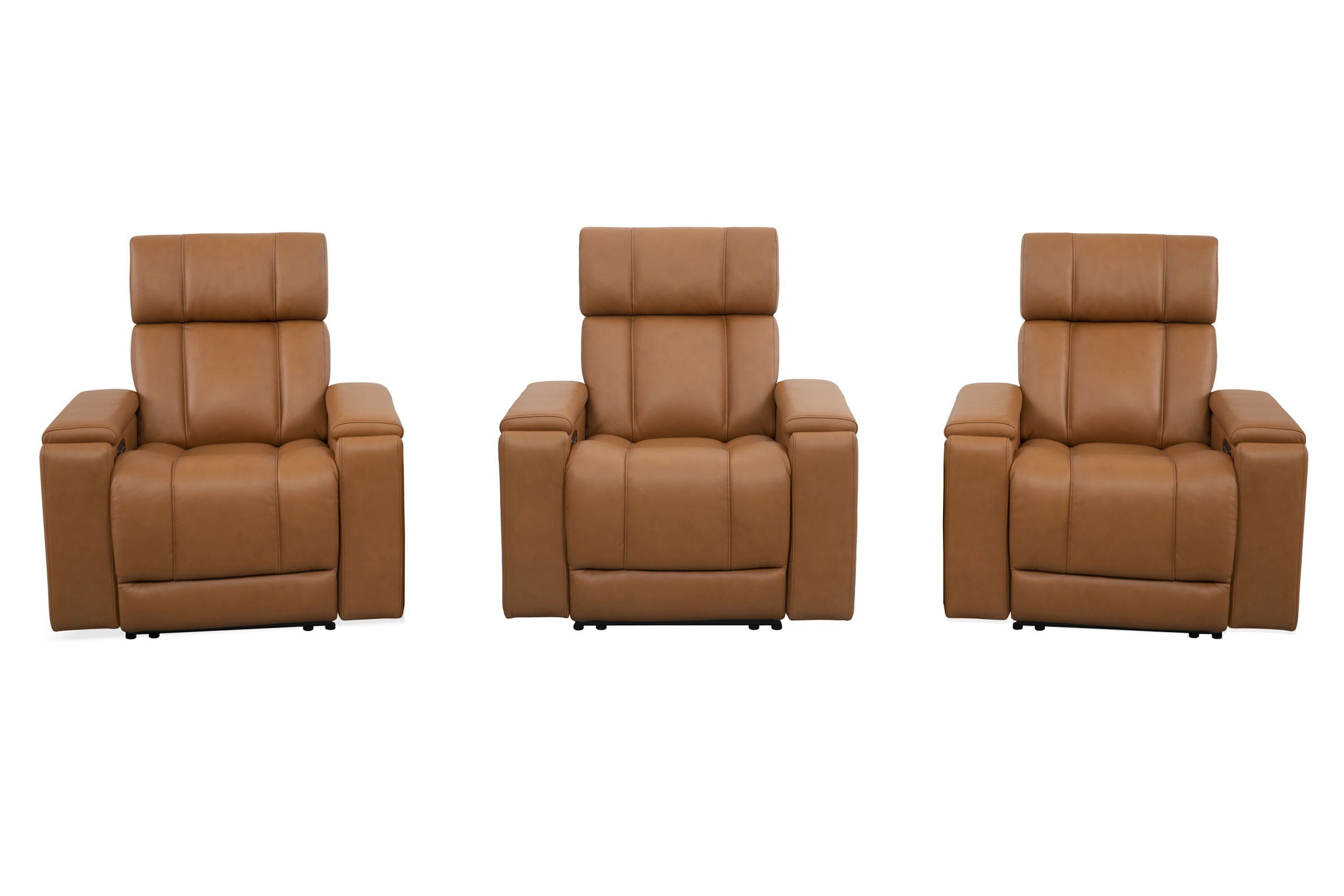 Phoenix - Zero Gravity Power 3 Seat Home Theater Seating With Immersive Audio P3