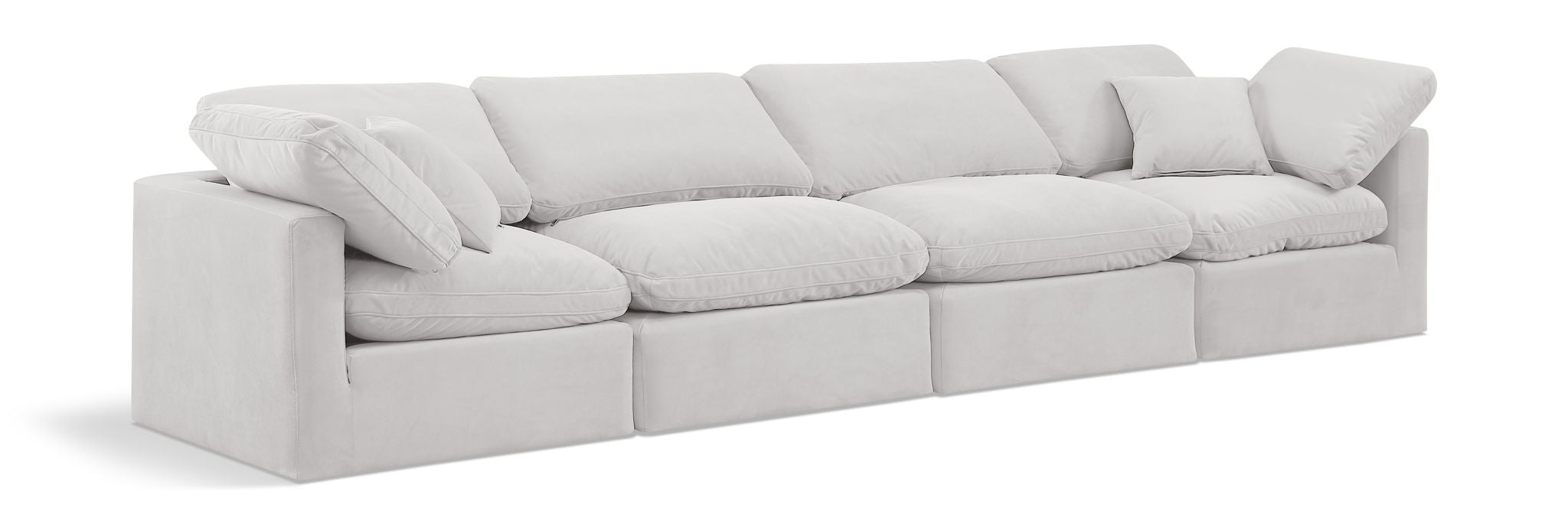 Indulge - Velvet 4 Seat Modular Sofa