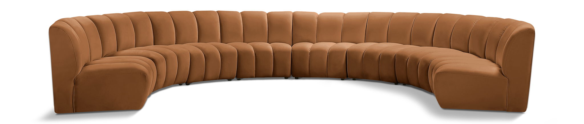 Infinity - 8 Piece Modular Sectional - Saddle