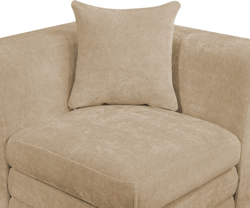 Stellar - 7 Piece Chenille Fabric Upholstered Modular Sectional