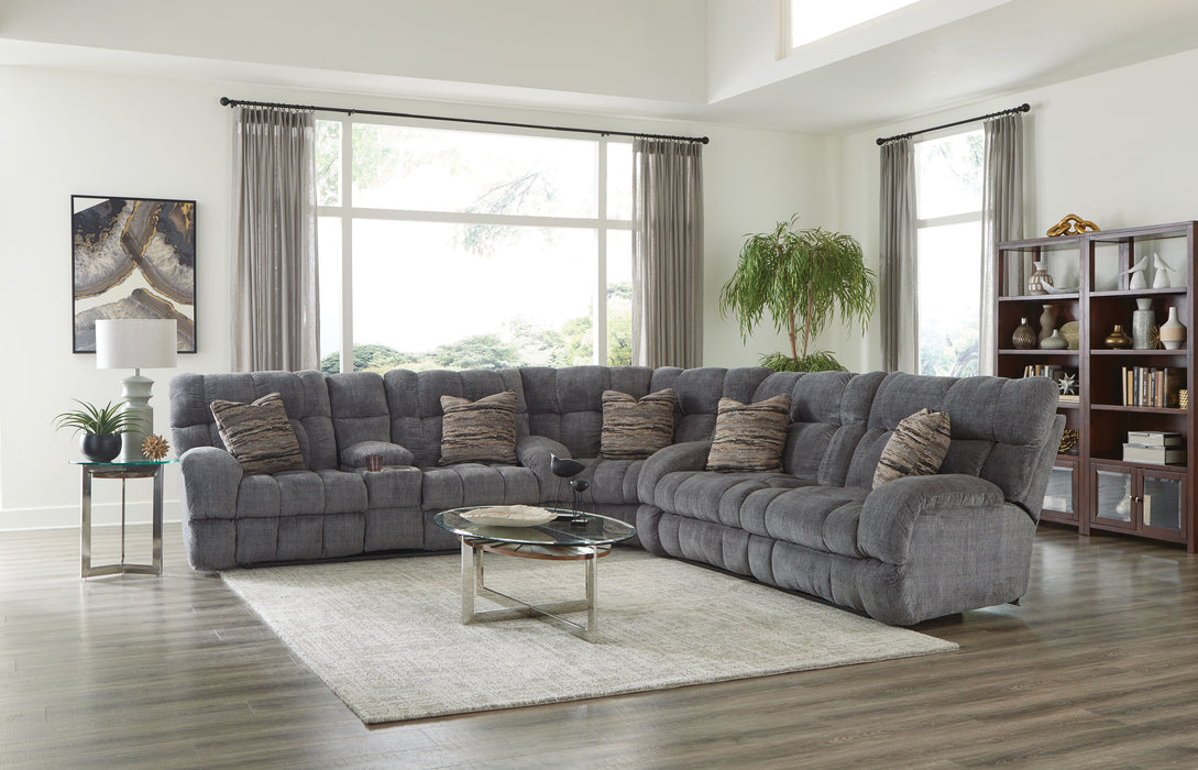 Ashland - Reclining Sectional With 4 Lay Flat Reclining Seats