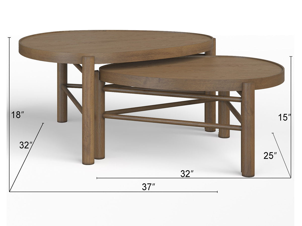 Hadleigh - Nesting Cocktail Table