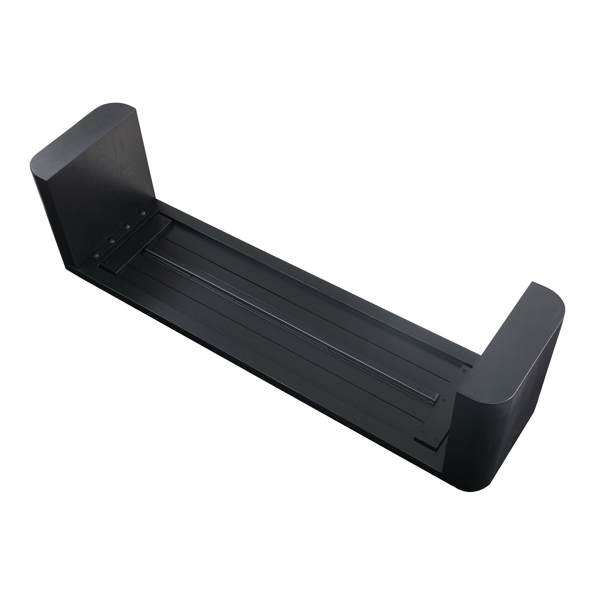Post - Small Dining Bench - Black Oak