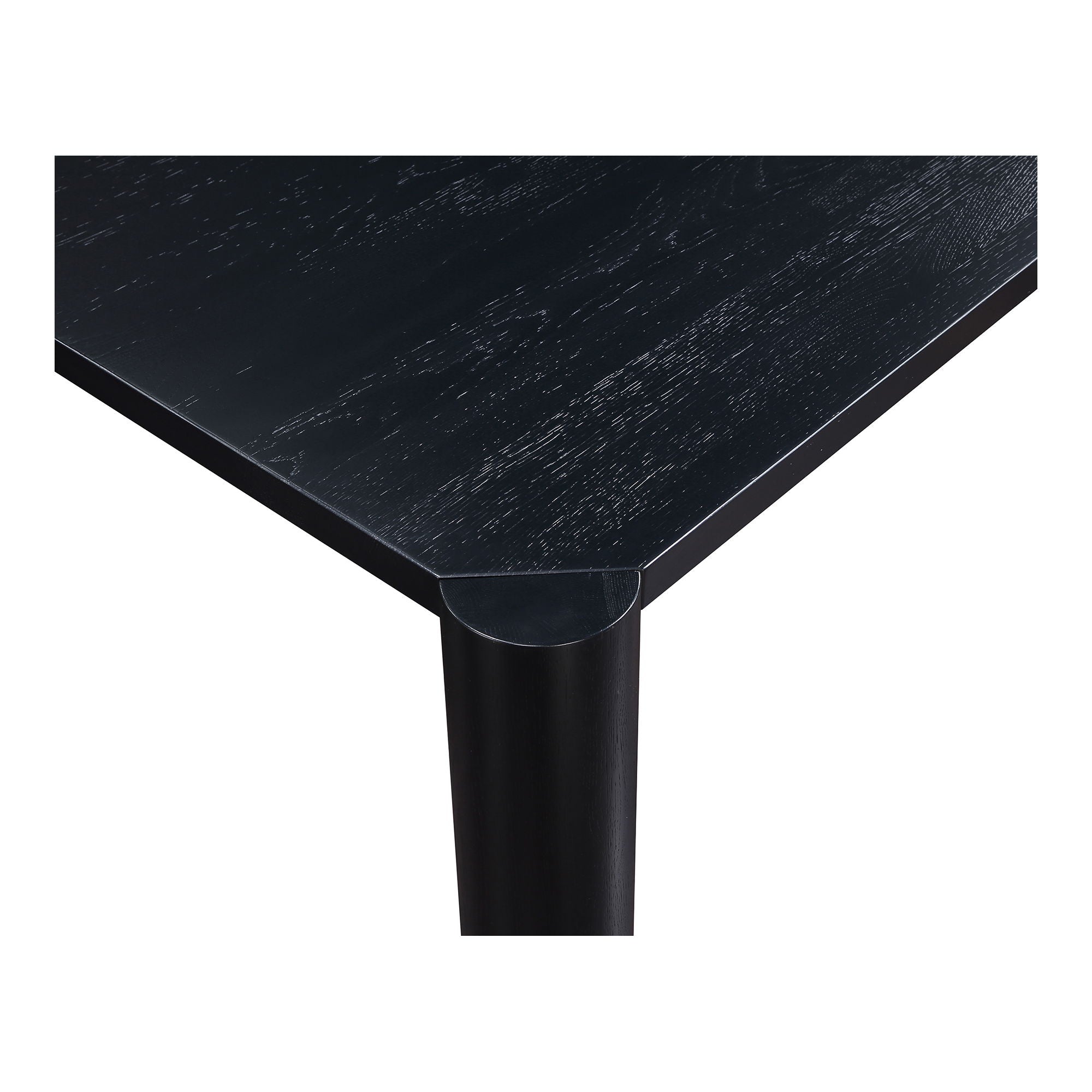 Post - Small Dining Table - Black Oak