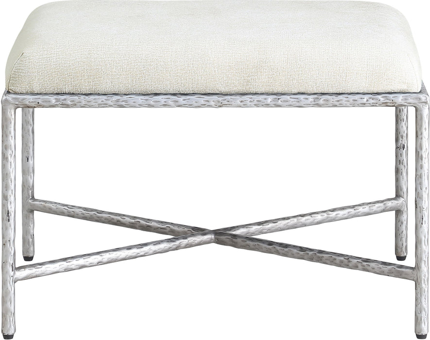 Valley - Bench With Silver Frame