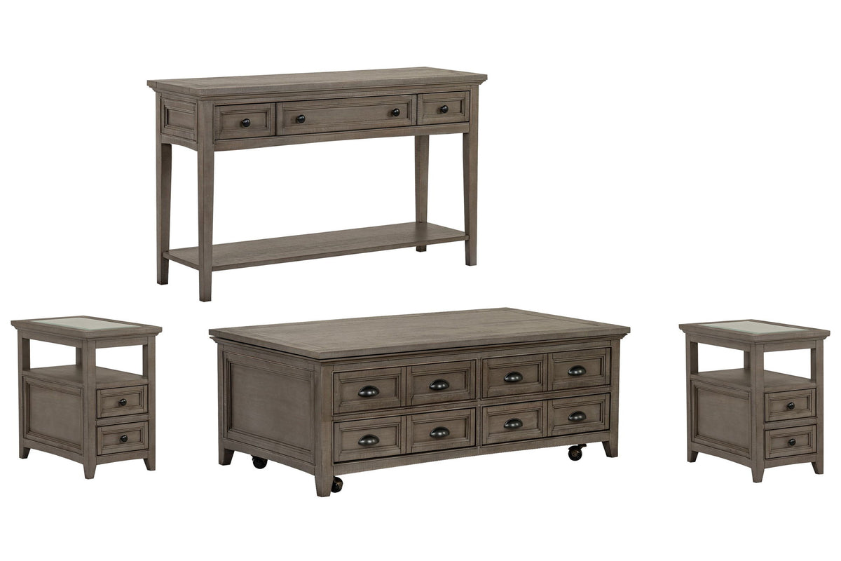 Paxton Place - Lift Top Storage Caster Cocktail Table Set