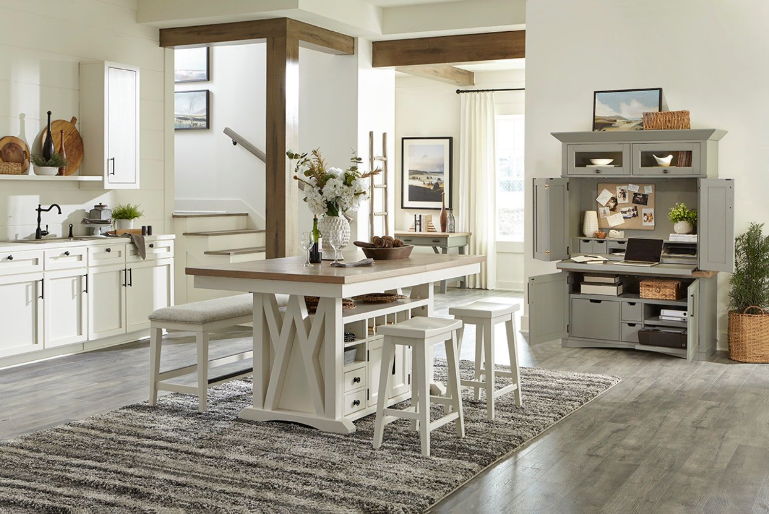 Americana Modern Dining - Counter Stool - Cotton