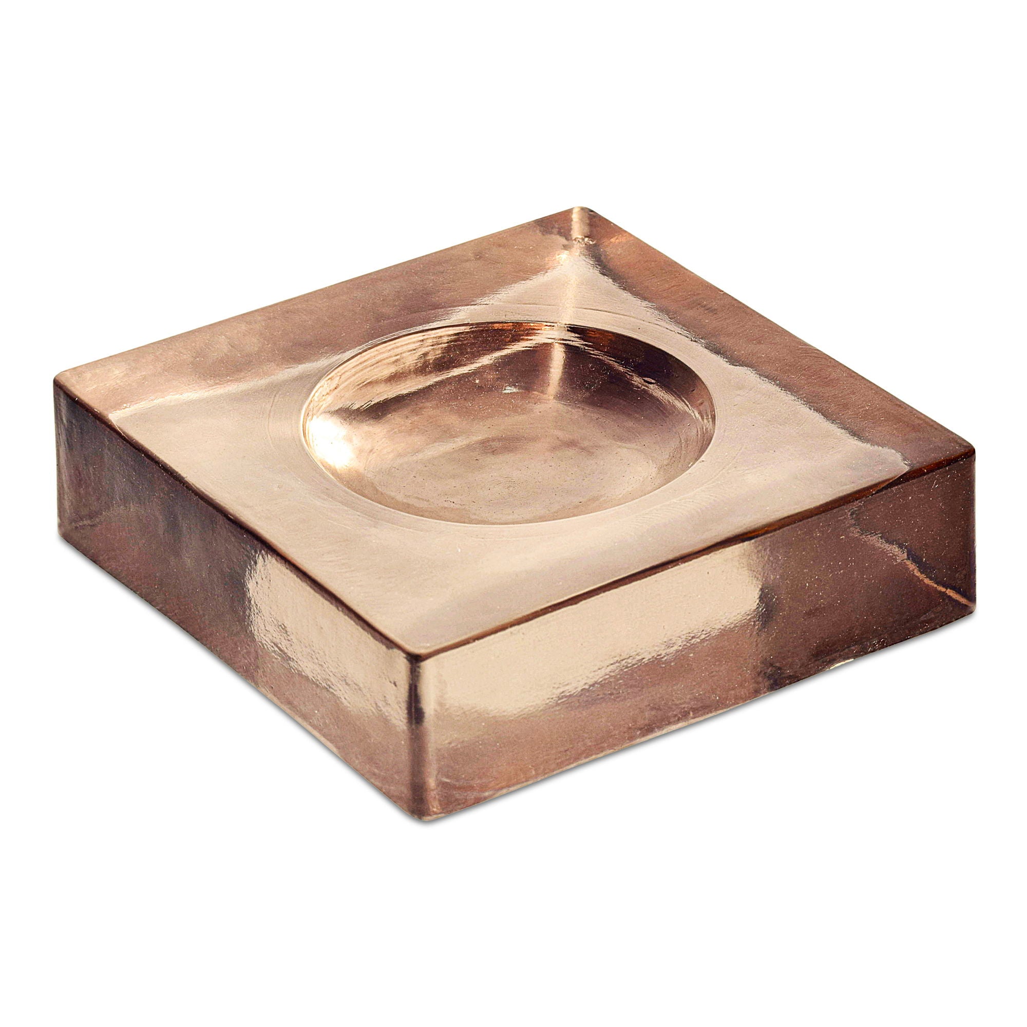 Miro - Glass Catchall - Soft Amber